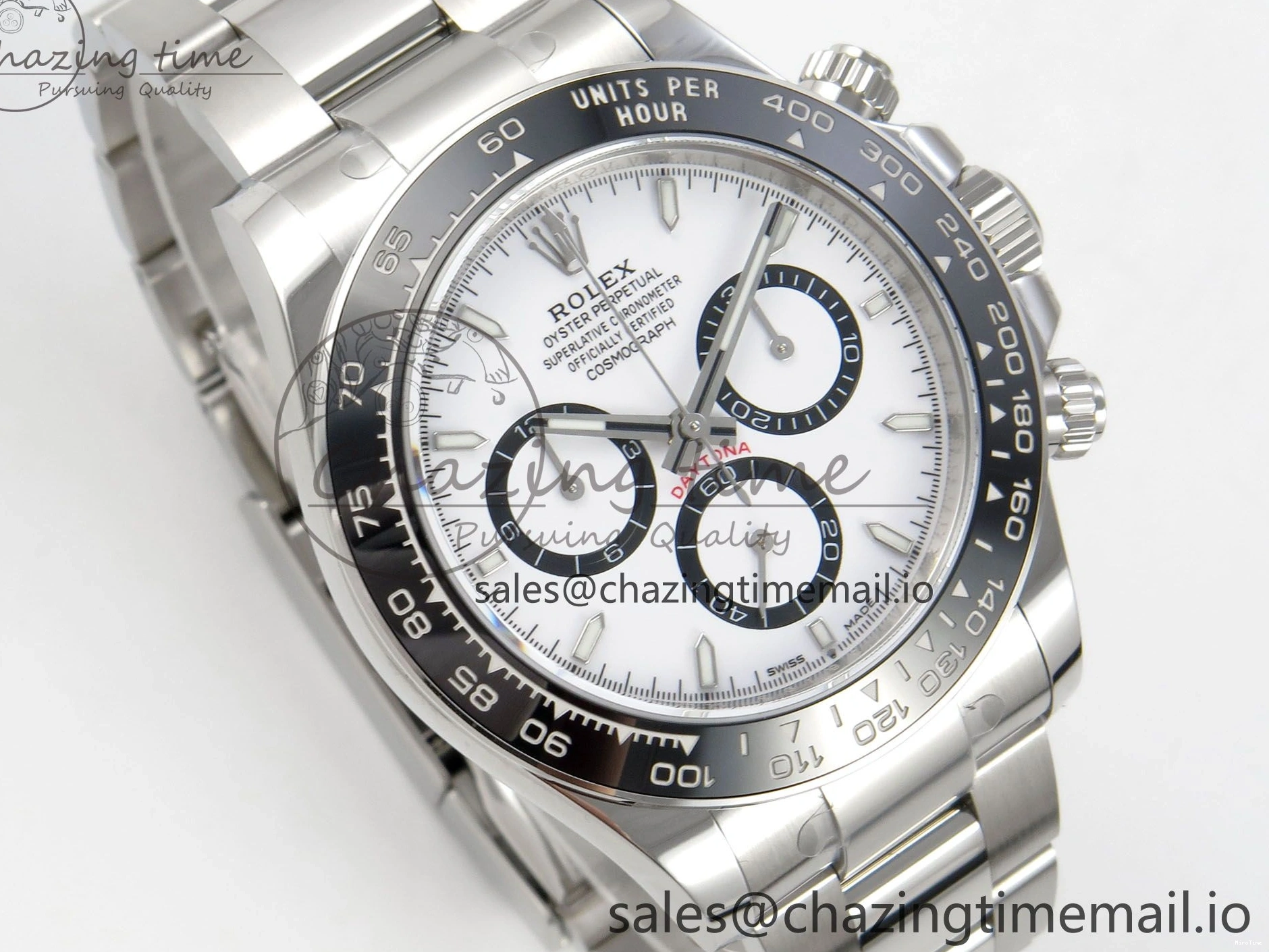 MiroTime 0223 Daytona 126500 THBF 1:1 Best Edition 904L Steel White Dial on SS Bracelet SH Unisex 134